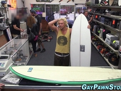 Chiseled Boy gets drilled hard in real amateur action