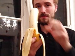 Swallowing a banana