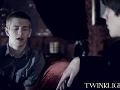 TWINKLIGHT - Kyle Richerds booty breeds young vampire Elijah White after DT