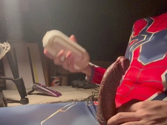 Big cock cumming, makes me cum, amateur straight