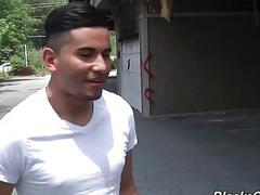 Danny Enriquez gets picked up by a hot black stallion