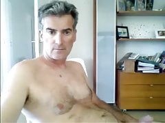 french dad strips down and cums