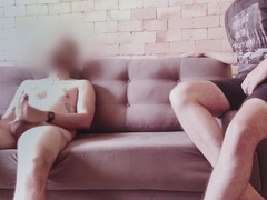 Witnessing my Heterosexual Buddy Stroking Off and Wailing With Elation