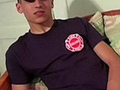 Solo guy looks confident while jacking his boner