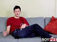 Hot tight ass and hung twink Kyler Rex gets to jack off