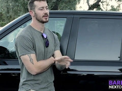 Cute young man gets his butt hole devastated in threesome