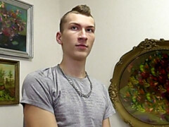 Hardcore scene with a skinny Czech boy, all in POV