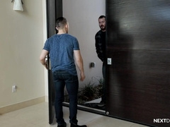 Hot gay lovers make a room shake