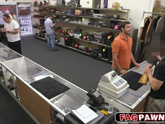 Soldier Boy Deep Throats Lollipop And Let The Pawners Pound His Butt-Hole For Cash