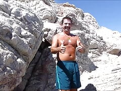 Cabo 2018 Speedo Bulge Beach Jerkoff and Cum