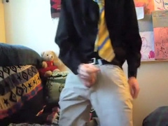 Getting Caught Before He Can Finish