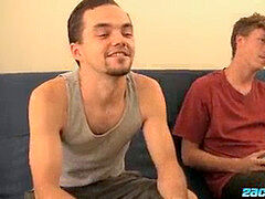 Marcus Rivers and Rim Shot in suck off and handjob act