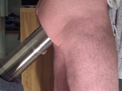 Real Steel - Rock Hard Rectal Work With Rock-Hard Fake Penis