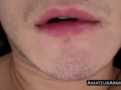 Hung Latino Dude Plays Pocket Pool With His Hairy Boner