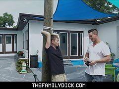 Tied Up To Tree Twink Nephew Fucked By Hot Uncle Outdoors