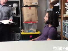 Long Haired Straight Perp Fucked By Lp Officer Bareback