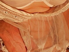 Crossdresser in silky white lingerie (Thlin1010707inter)