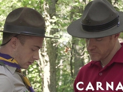 ScoutBoys Kinky Troye Jacobs snoops on scout and scoutmaster tearing up