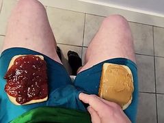 Tutorial: How to make a peanut butter and jelly dick sandwich with special sauce