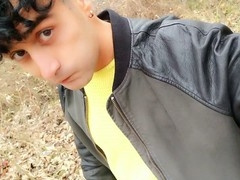 Huge cock, taste own cum, gay licking precum