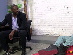 Andy Taylor Gets A dark-hued manhood glided In His Ass