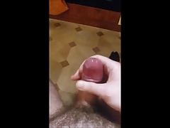 Ropey cum tribute for a fan. Hard thick cock. With slo-mo