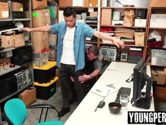 Asian boy hardcore fucked by LP Officer first time anal