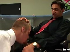 lovely blond homosexual acquires plowed In The Office