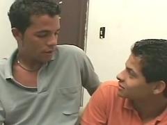 Twink gets his ass pounded hard by his gay roommate