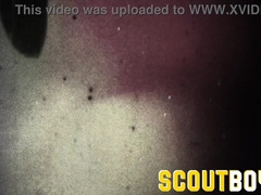 ScoutBoys - Nice sleek scout guy tempted by dangled scoutmaster in tent