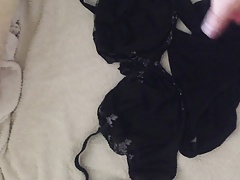 Cumming on my wife's underwear
