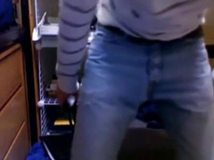 College pup celebrates end of Finals with strip jerk cum