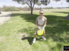 Game Of Frisbee Gets Lars Horny For Some Fat Cock With Amone Bane And Lars Larson