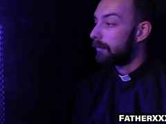 FatherXXX.com - Impurity unsheathed with confession guest room tossing salad passion