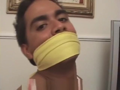 Ballgagged and Chairtied