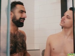 Justin Matthews gets to hook up with his stepbrother Jake Klerin