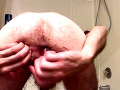 Gay look back at it, incredible cum shot, physically fit