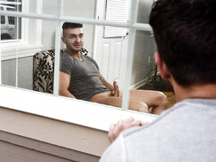 Peeping Tom pleasure with a bubble bum fucked