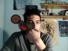 Italian Gorgeous Guy With Very Nice Big Cock On Cam