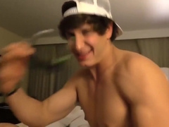 Fratboys Make A Jerk-off-race