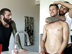 All-family 3some with Markus Kage, Benjamin Blue, and Romeo Davis