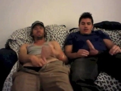 Str8 best friends jerking together watching porn 4