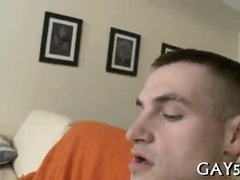 Steamy man luvs stiff dick