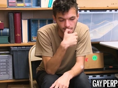 Young shoplifter sucks officers big cock before raw fucking