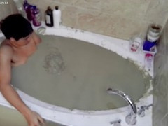 Myself, bathing, mature