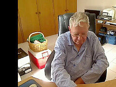 Gay webcam, gay grandpa, handjob