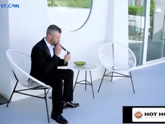 Ebony Hunk Pounded Hard By Masive Hunk