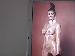 Kim Kardashian Cum Tribute 11