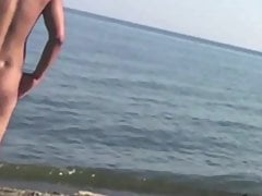 small hairy cock at the beach