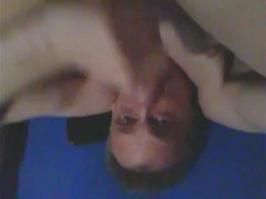 Self-Deepthroat Self-Facial Cumshot Jack-Off